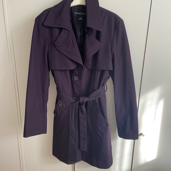 Dark purple rain coat - Picture 4 of 6